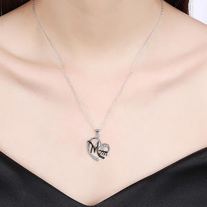 Mom's heart Pendant Necklace