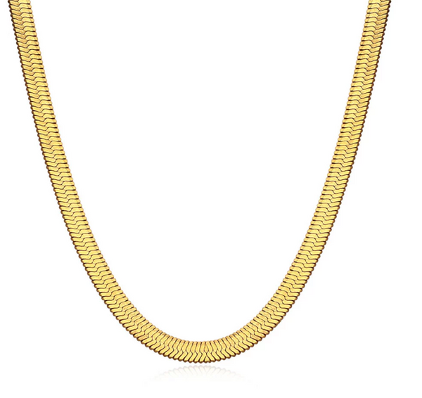 Buy Custom Flat Link Necklace 18K Tri-Color Gold Online | Arnold Jewelers