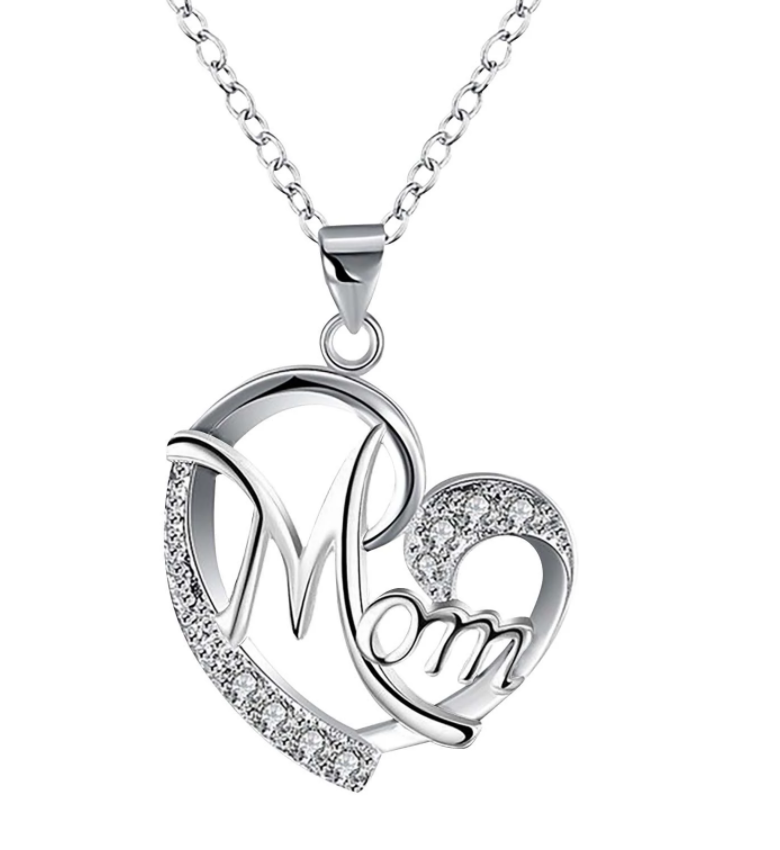Mom's heart Pendant Necklace