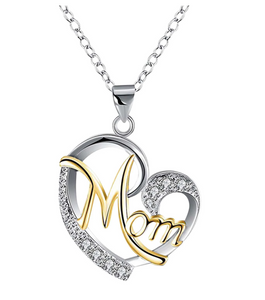 Mom's heart Pendant Necklace